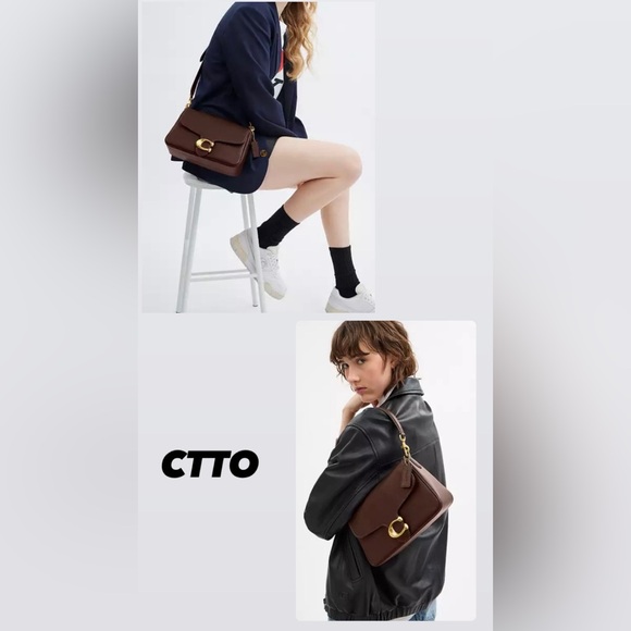 BNWT COACH Soft Tabby Bag in Brass/Maple🤎🤎 - Picture 16 of 16